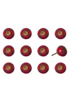 Kinetic 12-pack Knobs In Red Grey