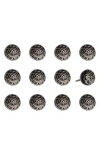 Kinetic 12-pack Knobs In Silver