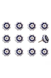 Kinetic 12-pack Knobs In Wavy Navy White