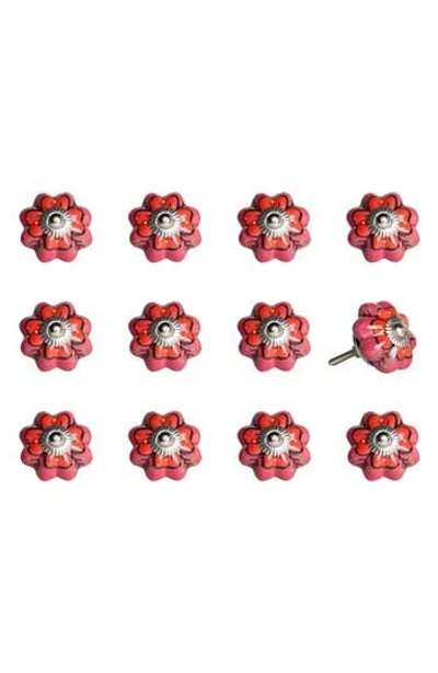 Kinetic 12-pack Knobs In Red