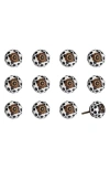 Kinetic 12-pack Knobs In White Bronze