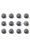 Kinetic 12-pack Knobs In White Swirl