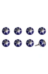 Kinetic 8-pack Knobs In Black Cream Silver