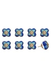 Kinetic 8-pack Knobs In Blue/light Blue