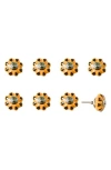 Kinetic 8-pack Knobs In Golden Flower