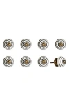 Kinetic 8-pack Knobs In Green Cream