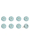 Kinetic 8-pack Knobs In Light Blue