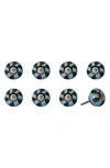 Kinetic 8-pack Knobs In Light Blue Petal