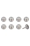 Kinetic 8-pack Knobs In Off White
