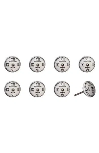 Kinetic 8-pack Knobs In White