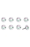 Kinetic 8-pack Knobs In Pink Floral
