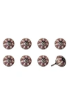 Kinetic 8-pack Knobs In Purple Cream