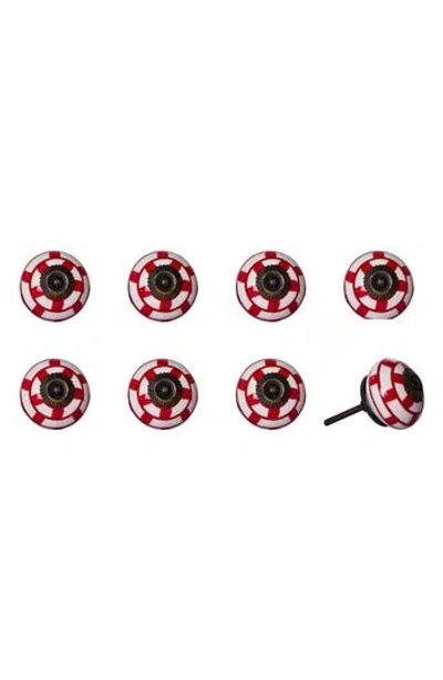 Kinetic 8-pack Knobs In Red