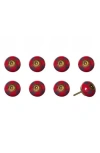 Kinetic 8-pack Knobs In Red Grey