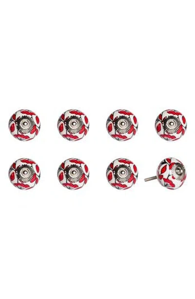 Kinetic 8-pack Knobs In Red