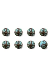 Kinetic 8-pack Knobs In Teal