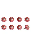 Kinetic 8-pack Knobs In Wavy Rose