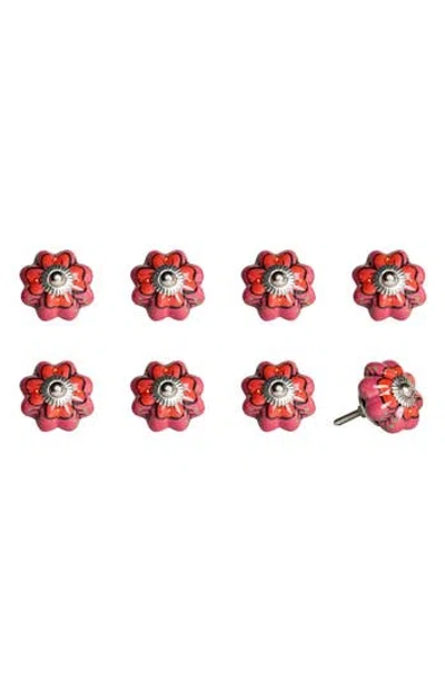 Kinetic 8-pack Knobs In Red