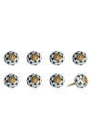 Kinetic 8-pack Knobs In White Gold