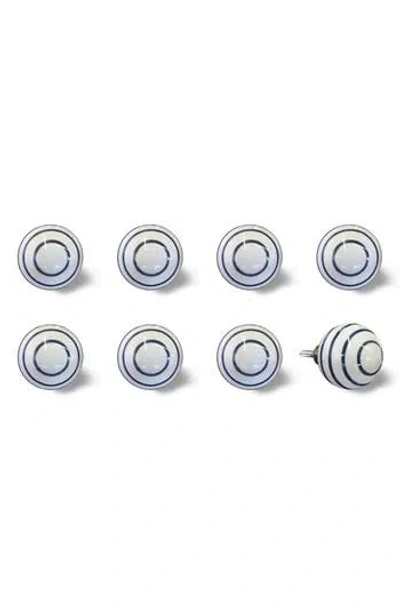 Kinetic 8-pack Knobs In White