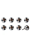 Kinetic 8-pack Knobs In White Multi