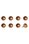 Shop Kinetic 8-pack Knobs In Yellow Red