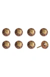 Kinetic 8-pack Knobs In Brown