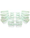 Kinetic Gogreen Glassworks 36pc Glass Food Storage Set