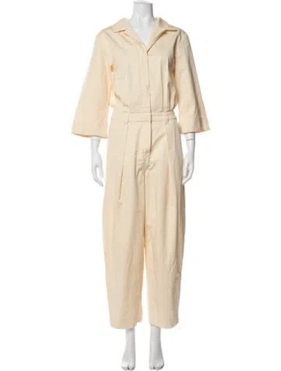 Pre-owned King & Tuckfield Jumpsuit W/ Tags In Neutral