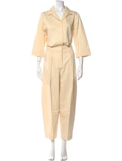 Pre-owned King & Tuckfield Jumpsuit W/ Tags In Neutral