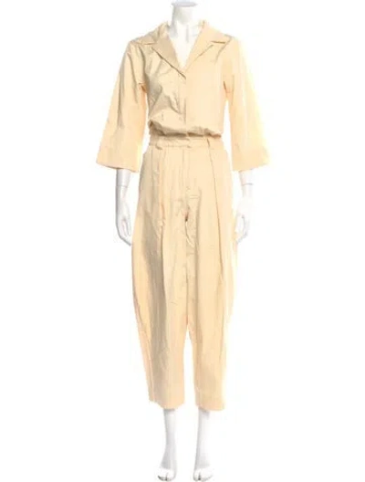 Pre-owned King & Tuckfield Jumpsuit W/ Tags In Yellow