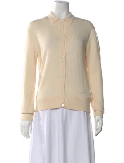 Pre-owned King & Tuckfield Merino Wool Sweater In Neutral