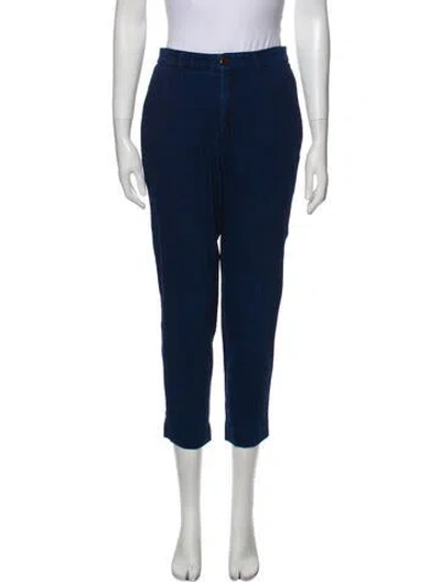 Pre-owned King & Tuckfield Mid-rise Straight Leg Jeans In Blue