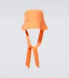 King & Tuckfield Wool Bucket Hat In Nectarine