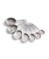 King Arthur Baking Company Easy Scoop 7-piece Oval Measuring Cup Set In Silver