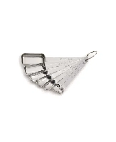 King Arthur Baking Company Spice 7-piece Measuring Spoon Set In Silver