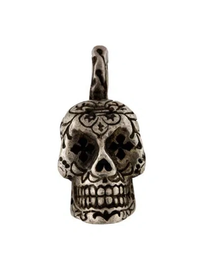 Pre-owned King Baby Studio Baroque Skull Pendant In Multi