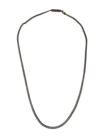 Pre-owned King Baby Studio Curb Chain Necklace, 24" In Multi