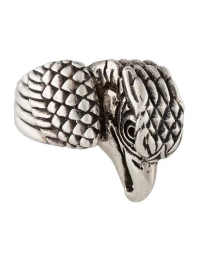 Pre-owned King Baby Studio Eagle Cocktail Ring In Multi