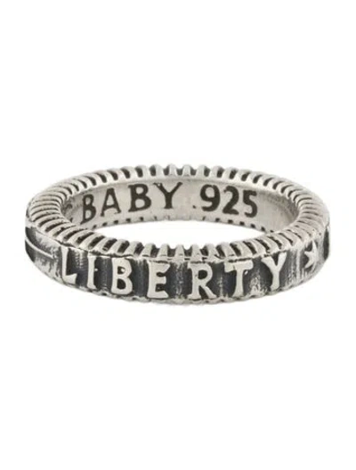 Pre-owned King Baby Studio Liberty Band Ring In Multi