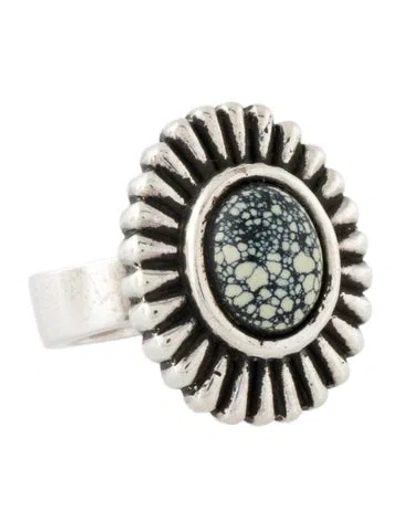 Pre-owned King Baby Studio Magnesite Cocktail Ring In Multi