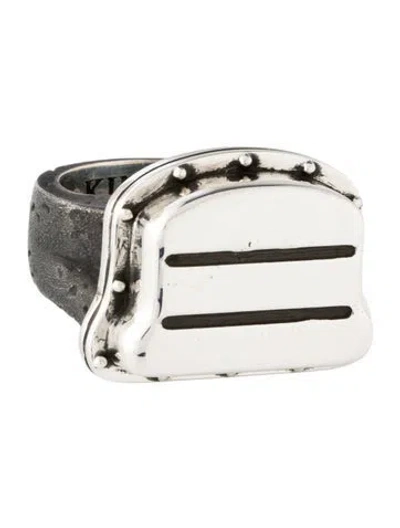 Pre-owned King Baby Studio Pan Head Engine Ring In Multicolor