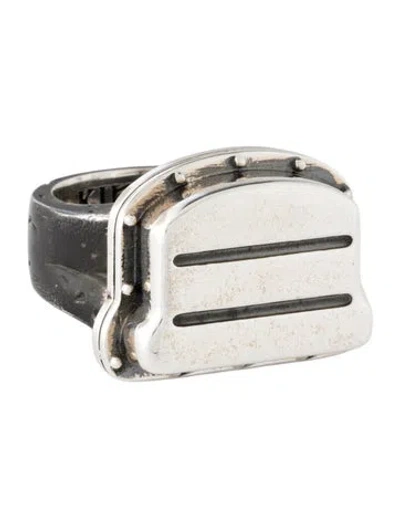 Pre-owned King Baby Studio Pan Head Engine Ring In Multicolor