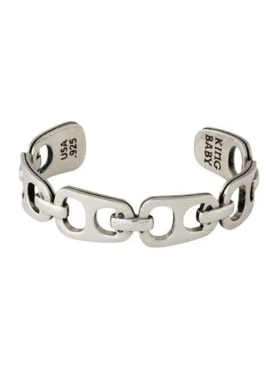 Pre-owned King Baby Studio Pop Top Cuff Bracelet, 6.25" In Multicolor
