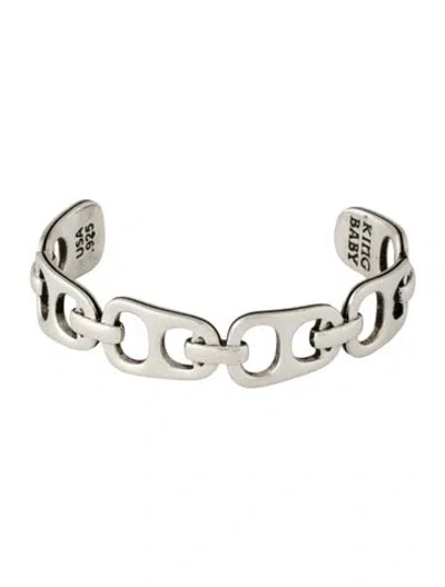 Pre-owned King Baby Studio Pop Top Cuff Bracelet, 7" In Multicolor