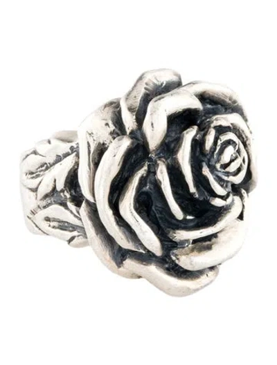Pre-owned King Baby Studio Rose Cocktail Ring In Multi