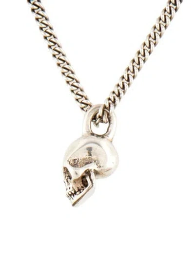 Pre-owned King Baby Studio Skull Pendant Necklace, 23" In Multicolor
