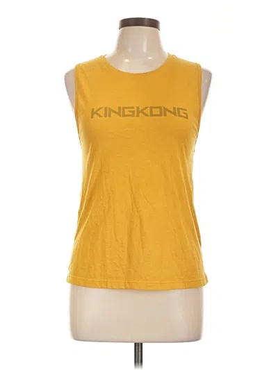 Pre-owned King Kong Sleeveless T-shirt In Yellow