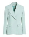 King Kong Woman Blazer Light Green Size 6 Polyester, Elastane In Green
