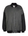 King Kong Woman Jacket Charcoal Size M Polyester, Viscose, Elastane In Gray